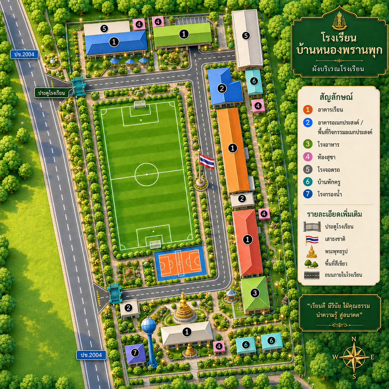 แผนผังโรงเรียน